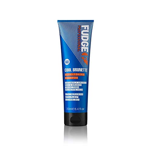 Fudge Professional Cool Brunette Shampoo, Blue-Toning Shampoo 250ml