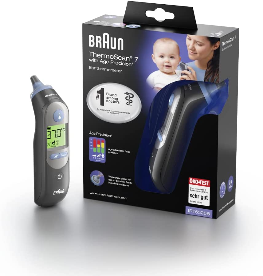 EAN: 4022167365200Braun 7 Ear Thermometer Age Precision Black – Beauty Group